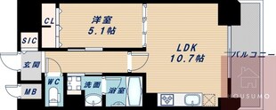 プログレッセ新大阪の物件間取画像